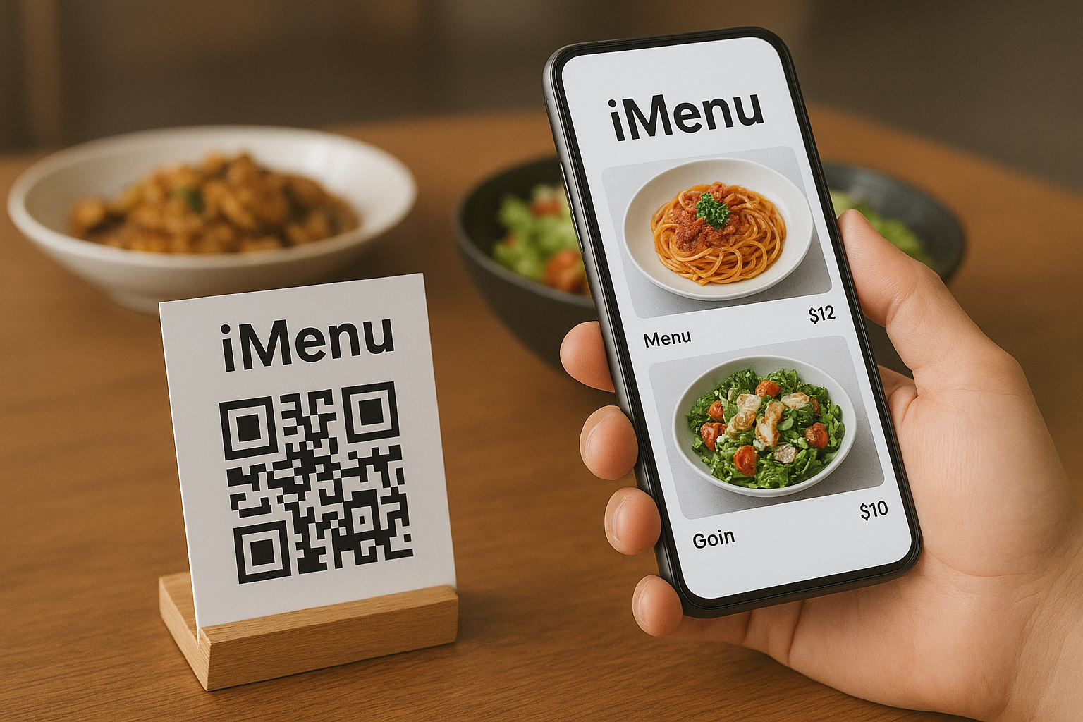 Menu điện tử QR gọi món